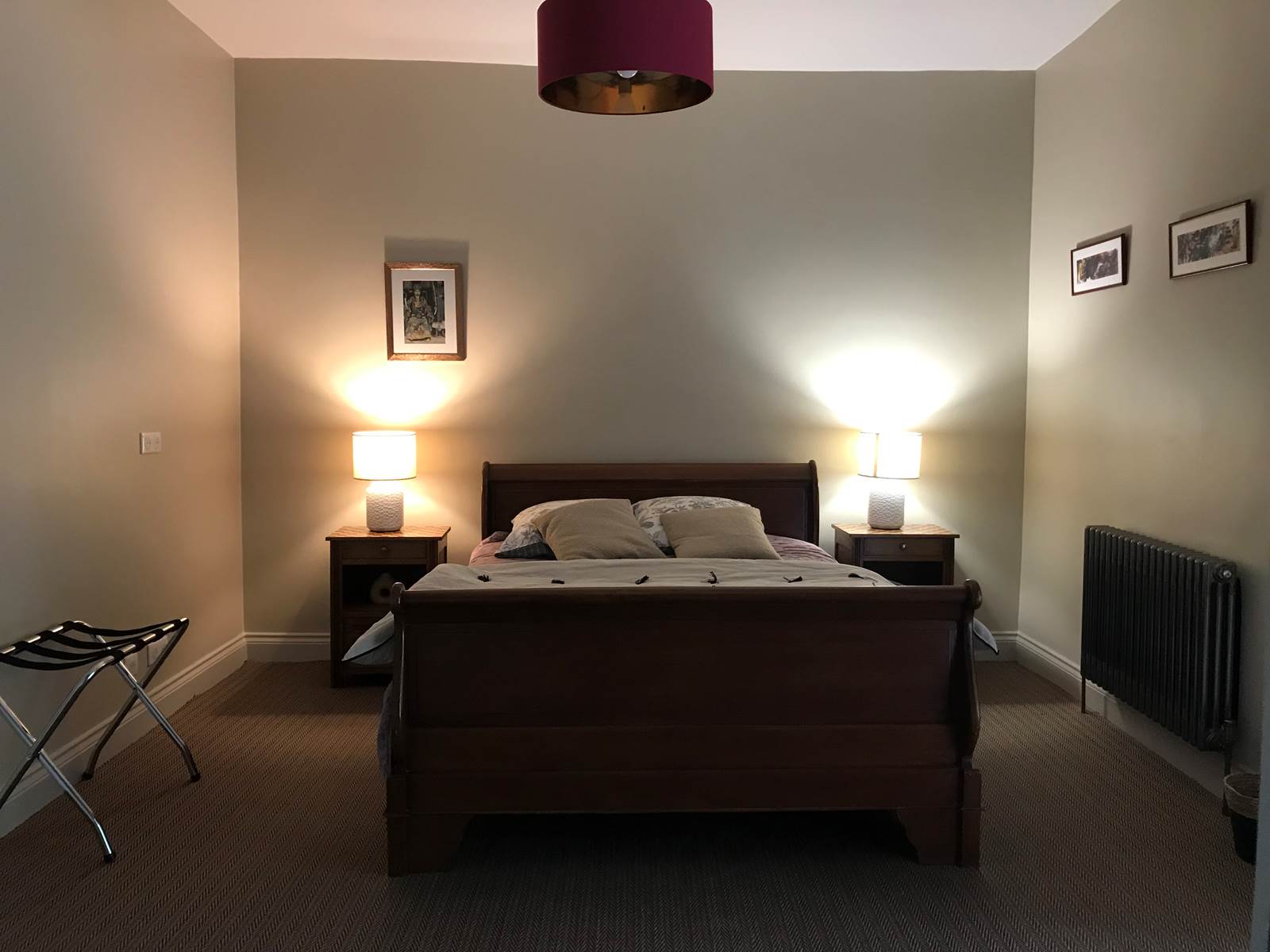 Chambre double avec baignoire accès terrasse