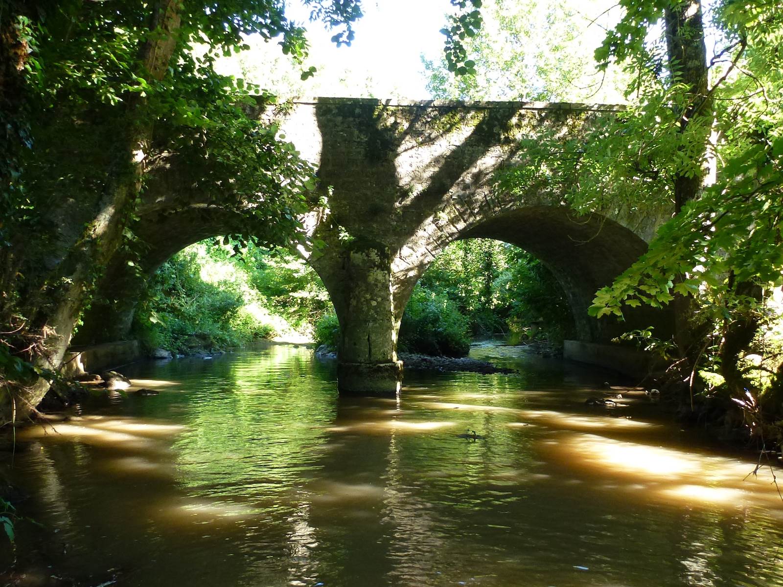 La Cozanne, rivière à Nolay, proche Beaune-carousel