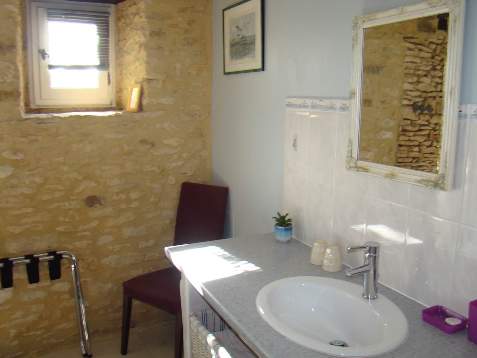 Salle de bain Chambre Prune