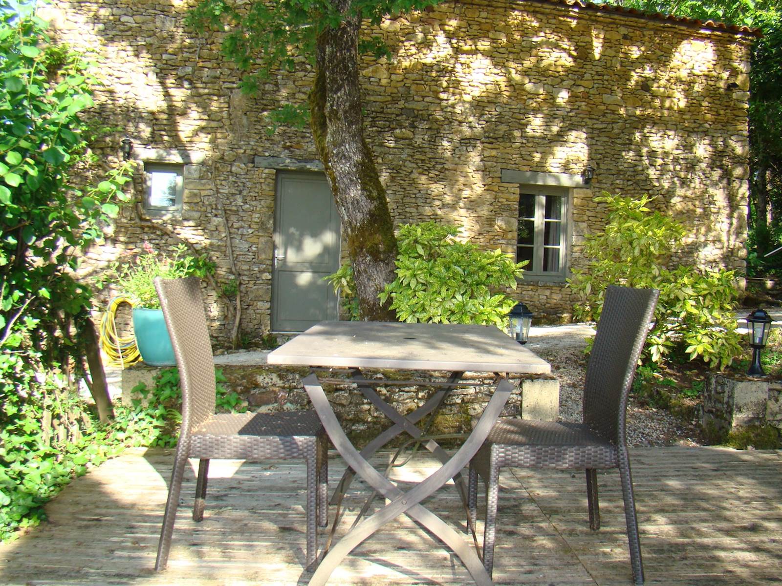 Terrasse chambre prune