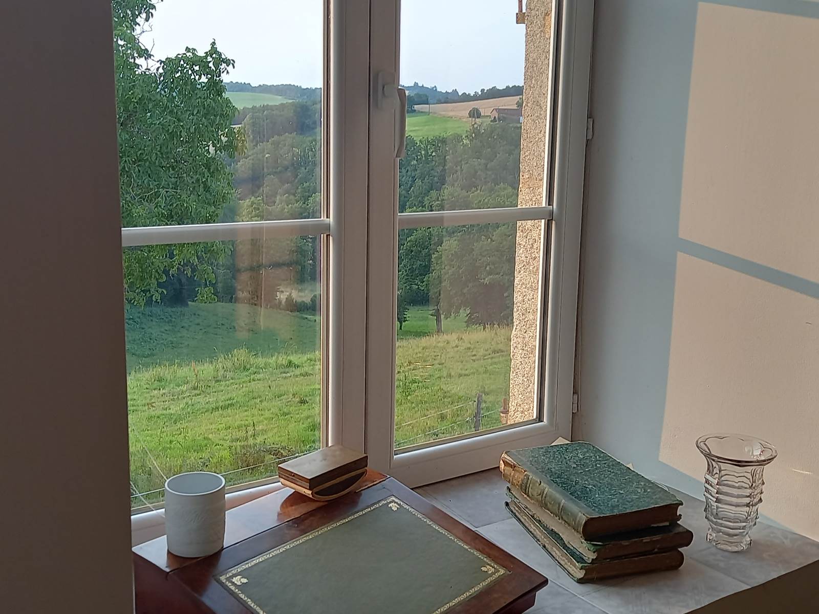 Vue sur la campagne, Maison d’hôtes la Babinerie,  Saint Léonard de Noblat, Haute Vienne, Nouvelle Aquitaine,-carousel