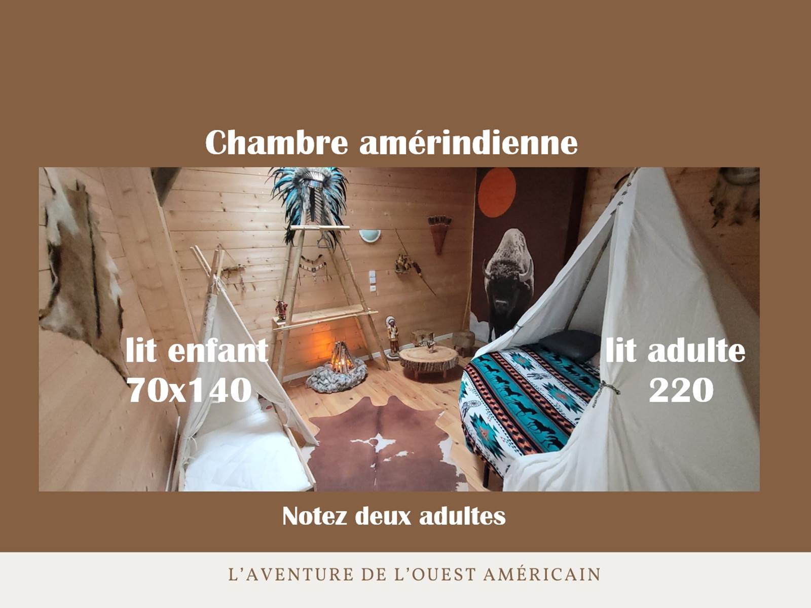 chambre amérindienne