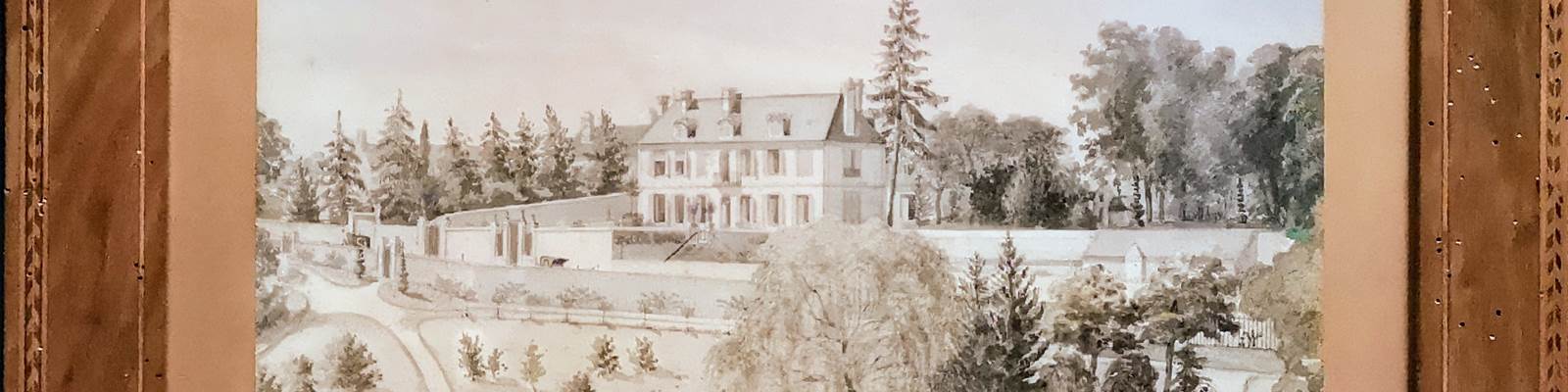 Vue de la propriété, Peinture XIXe