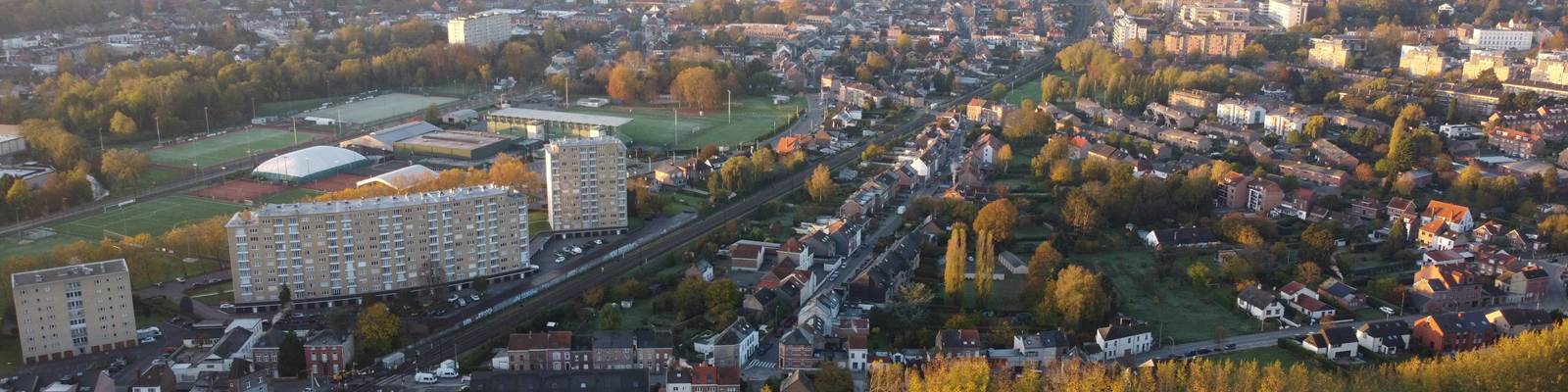 WAVRE VUE DU CIEL