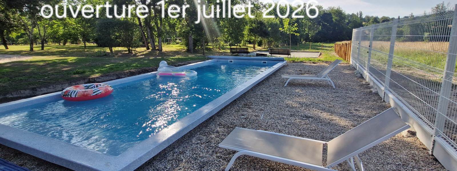 Piscine a partir du 1er juillet