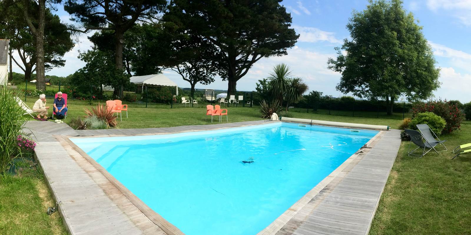 piscine extérieure chauffée