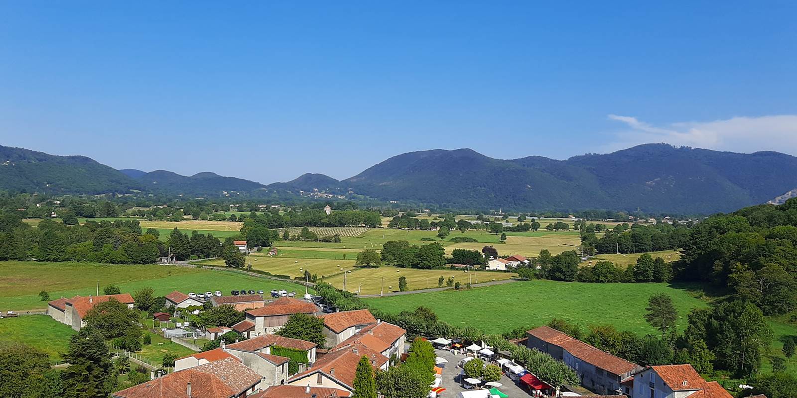 Vue depuis la ville haute