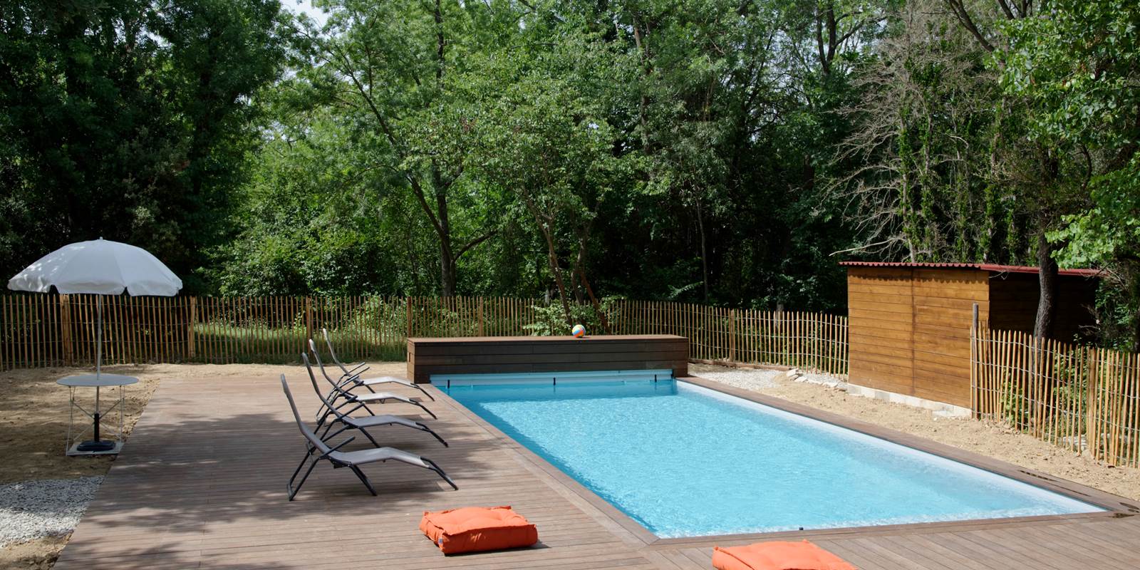 Piscine au sel Domaine de Valmont 34