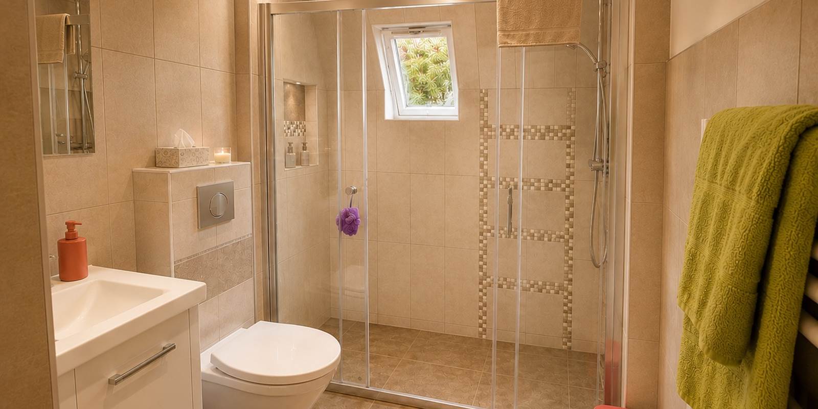 Salle d'eau Orange