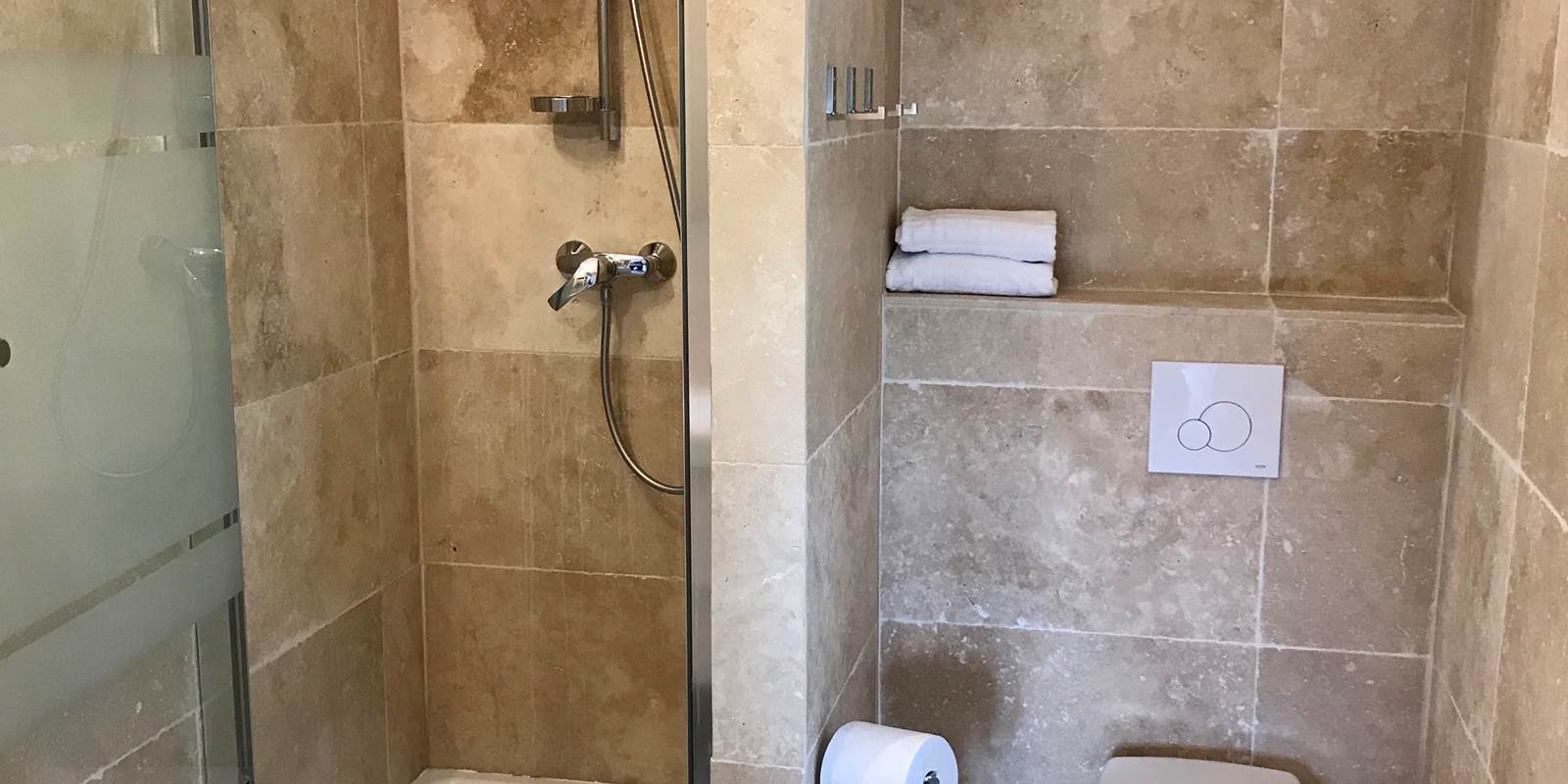 Salle de bains Laurier rose