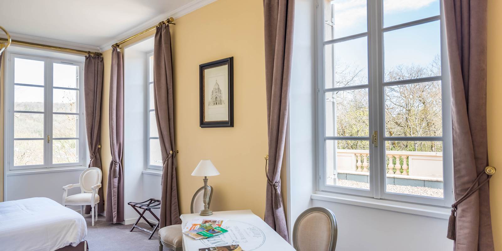 Chambre triple Jaune Château