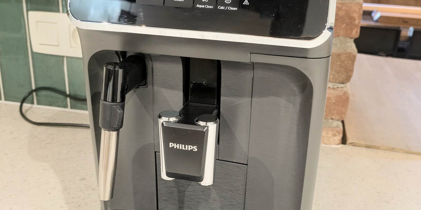 Machine à café Philips disponible dans la cuisine entièrement équipée de la Villa Hérisson