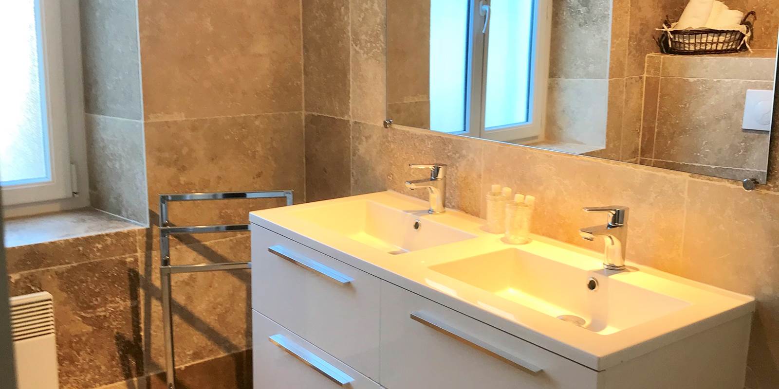 Double lavabo salle de bains MAMY