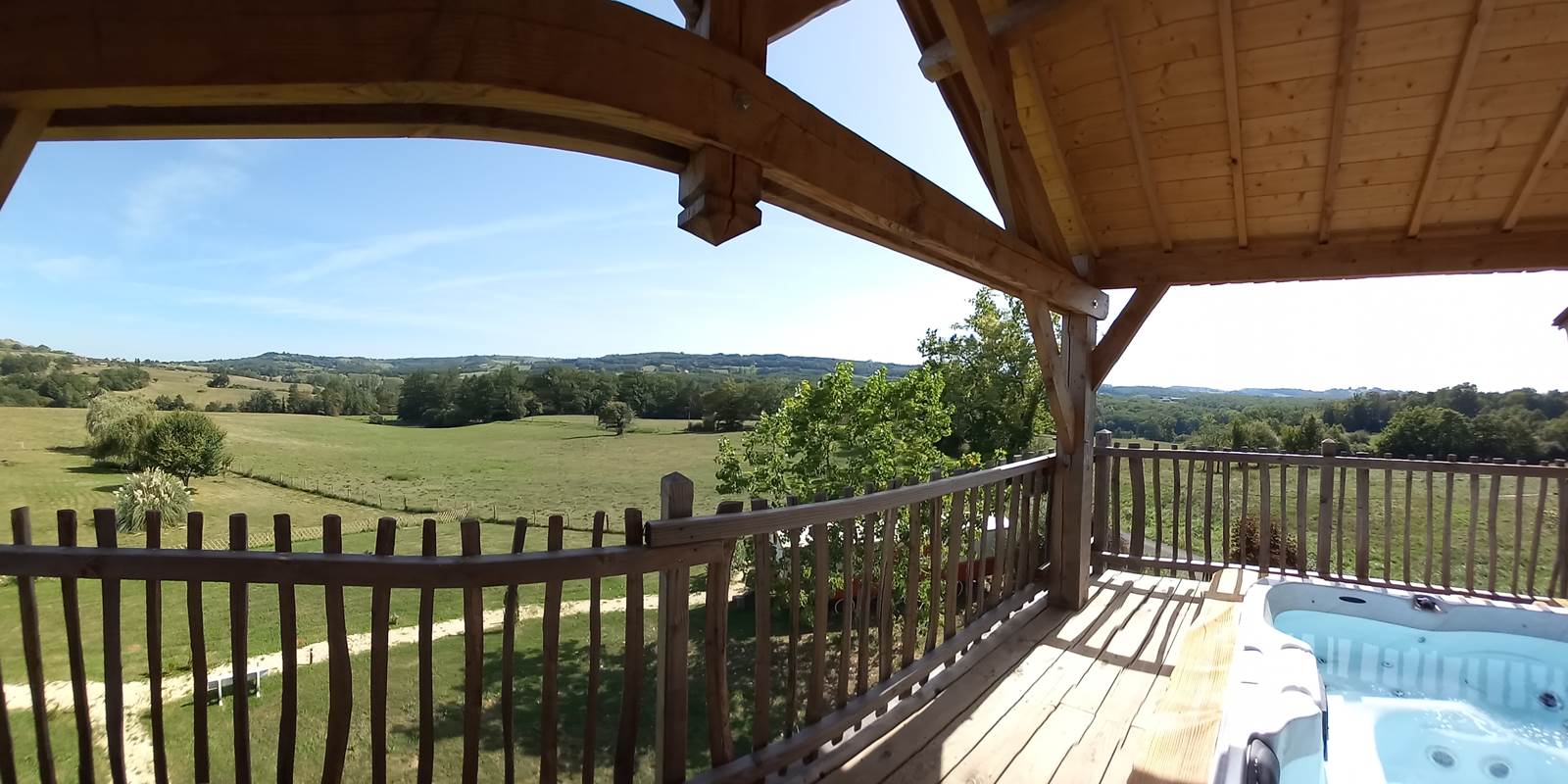 Vue et Jacuzzi
