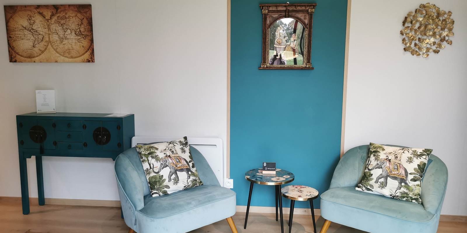 Domaine de Kerizel-Morbihan-Lodge la compagbie des indes-Salon