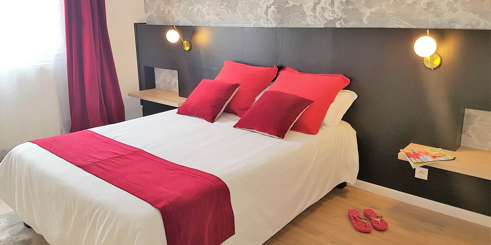 Impératrice, détail tête de lit chambre Secret d'Eugénie