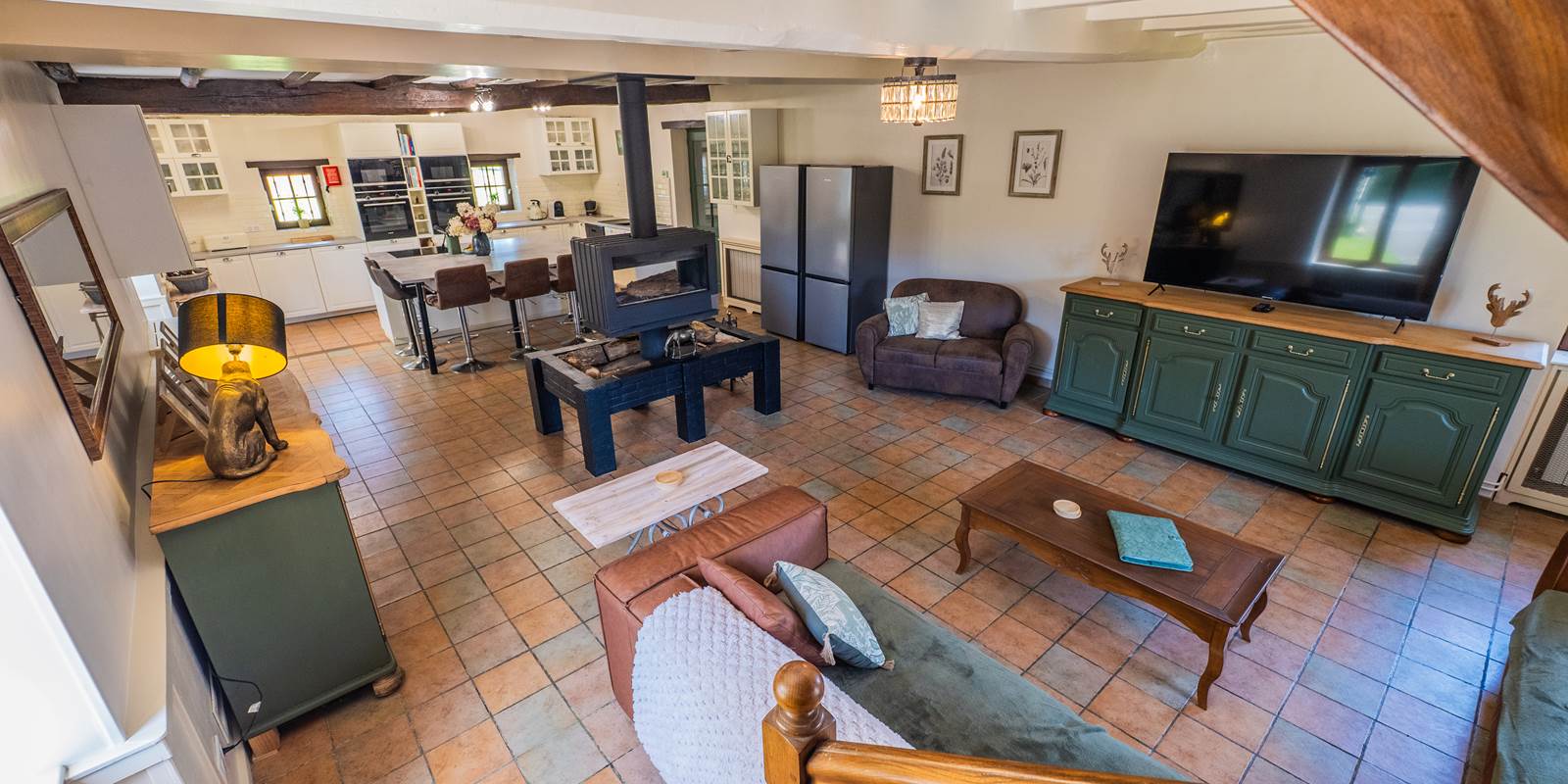 Lower floor open plan