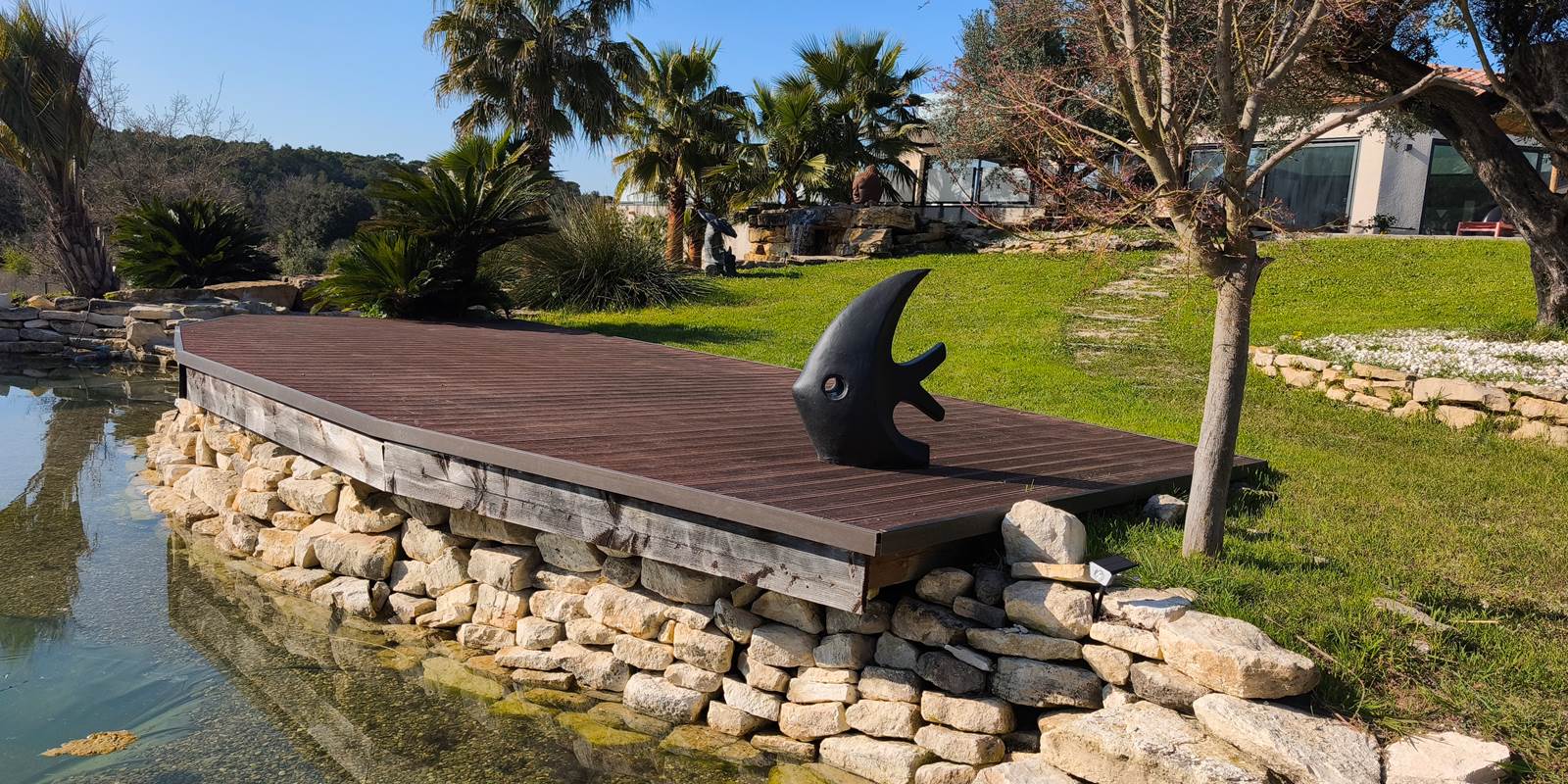 Le Domaine de Jolio - Terrasse Etang