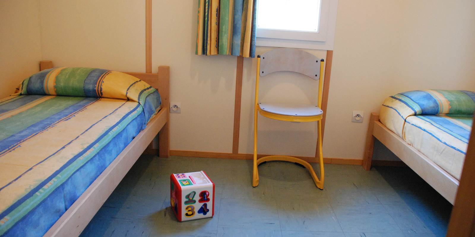 Les Chalets de la Margeride: Deuxième Chambre avec 2 lits individuels