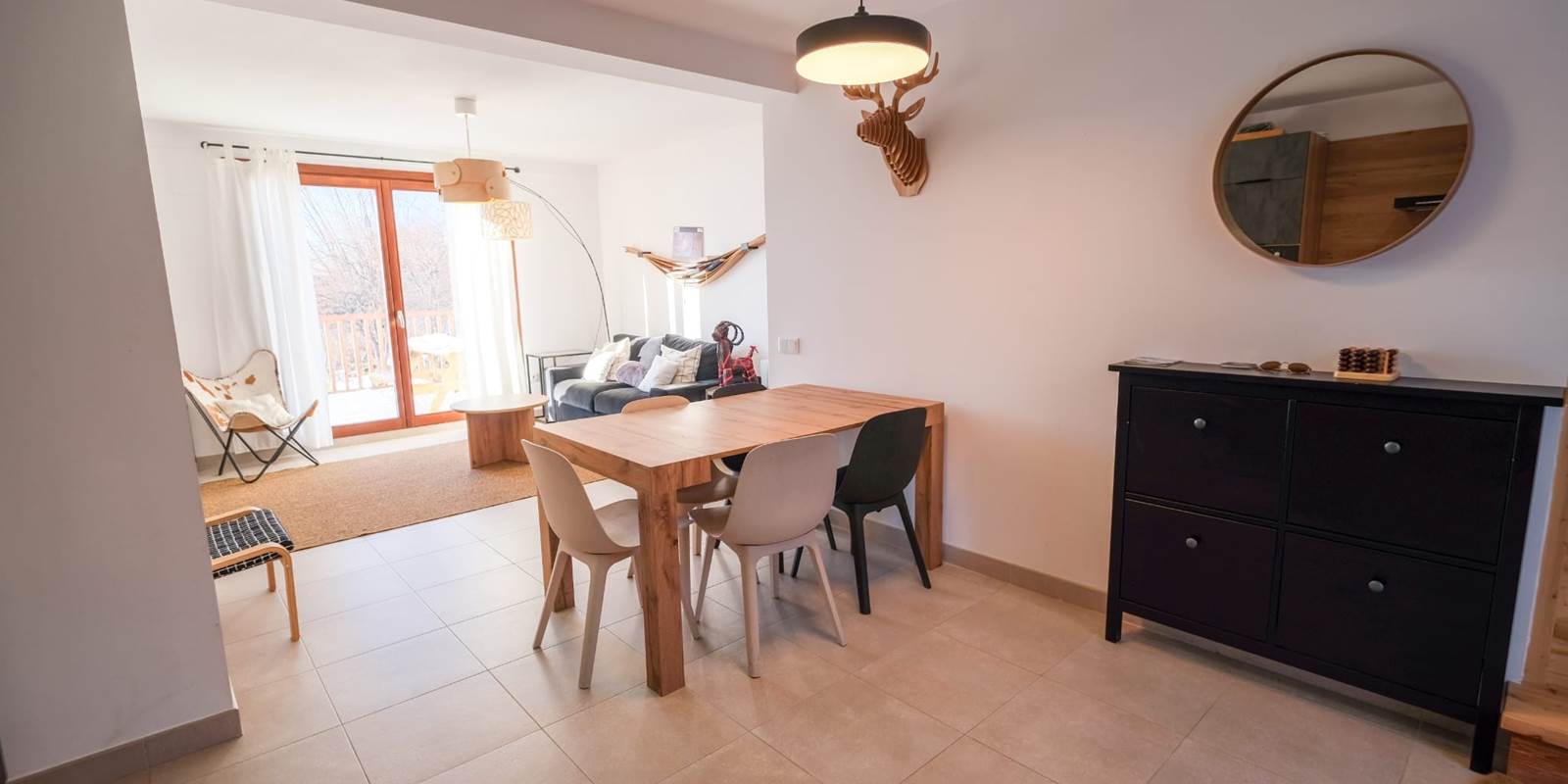 Détail décoration montagne Cuisine équipée montagne