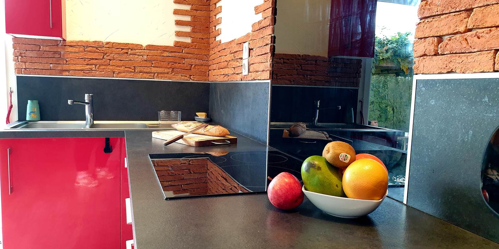 cuisine détail plan cuisson