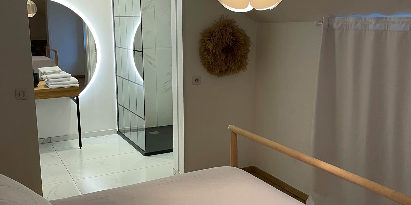 Chambre cosy avec douche et wc
