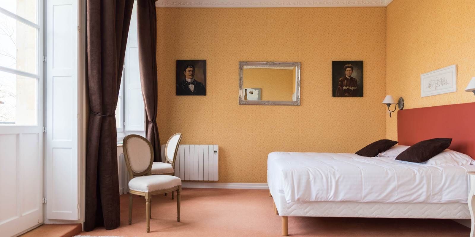 Chambre double Jonquille château