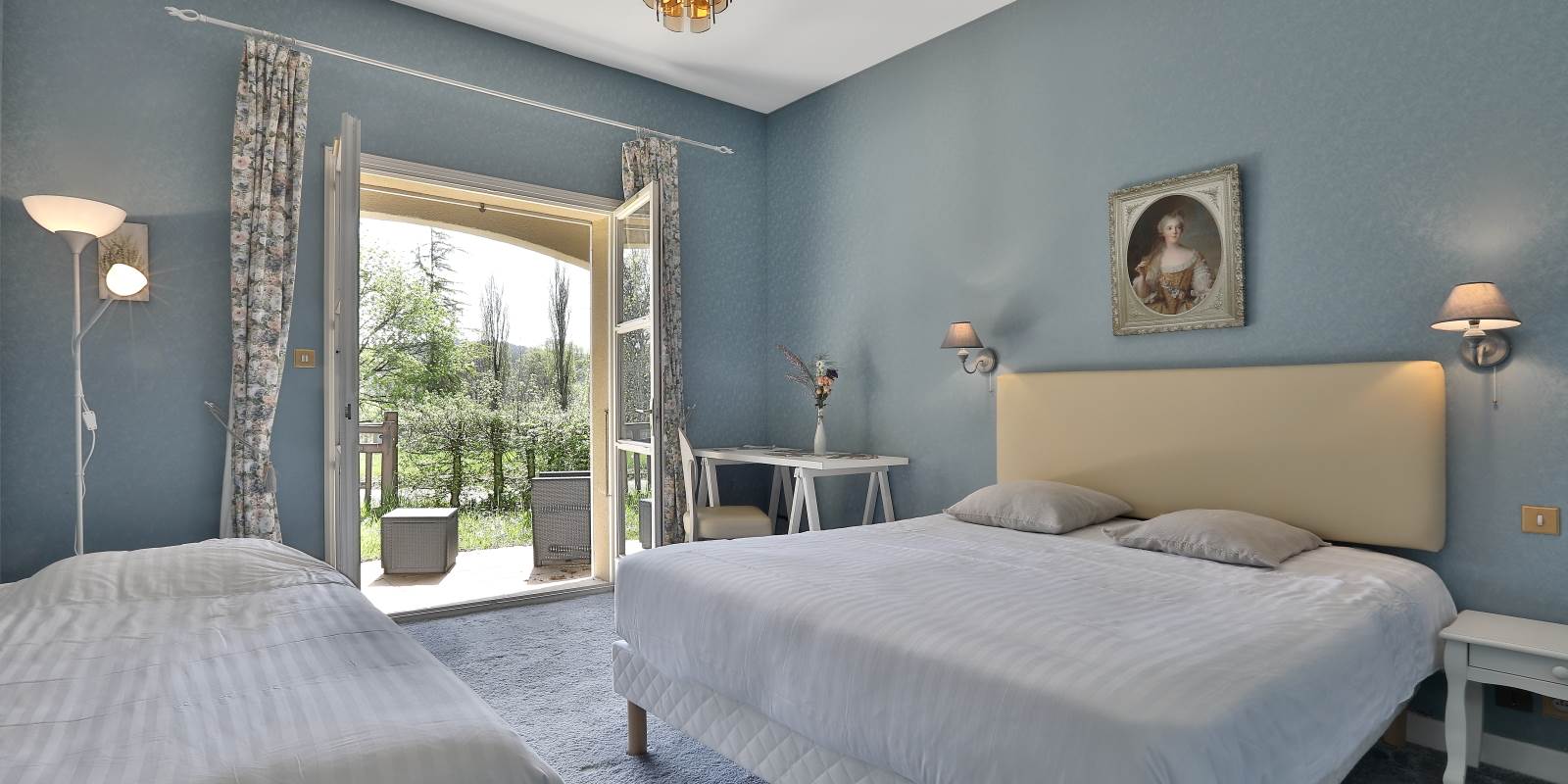 Chambre Gentilhommière 21 avec jardin de 2 à 3 personnes