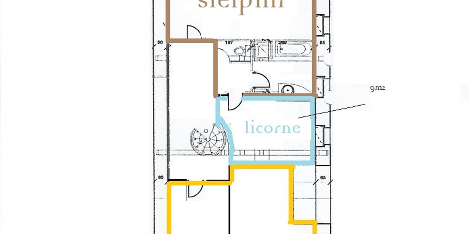 3 Malignac T des Lapins Plan chambres