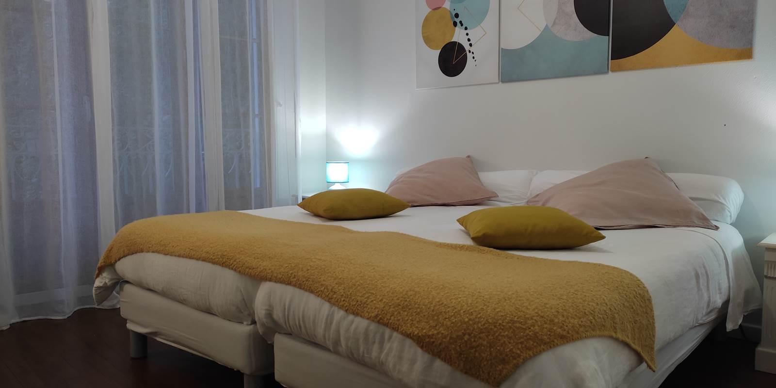 Chambre Aspe - Charmante et confortable avec ses couleurs apaisantes