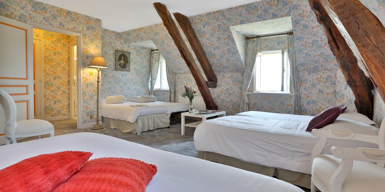 Chambre familiale 15 château 2 à 6 couchages