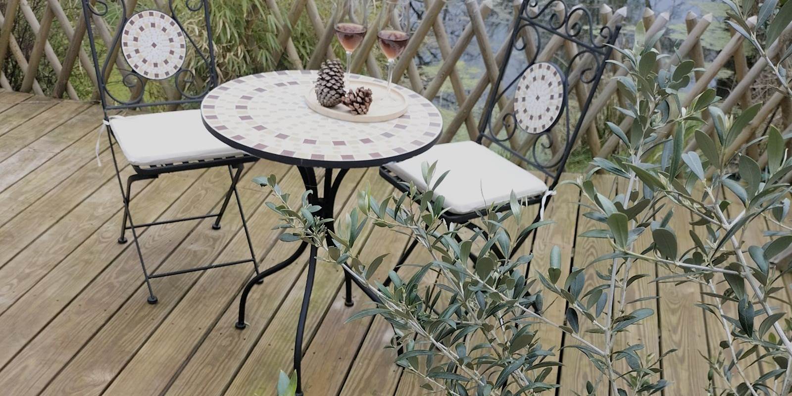 Terrasse en Bord de Mare