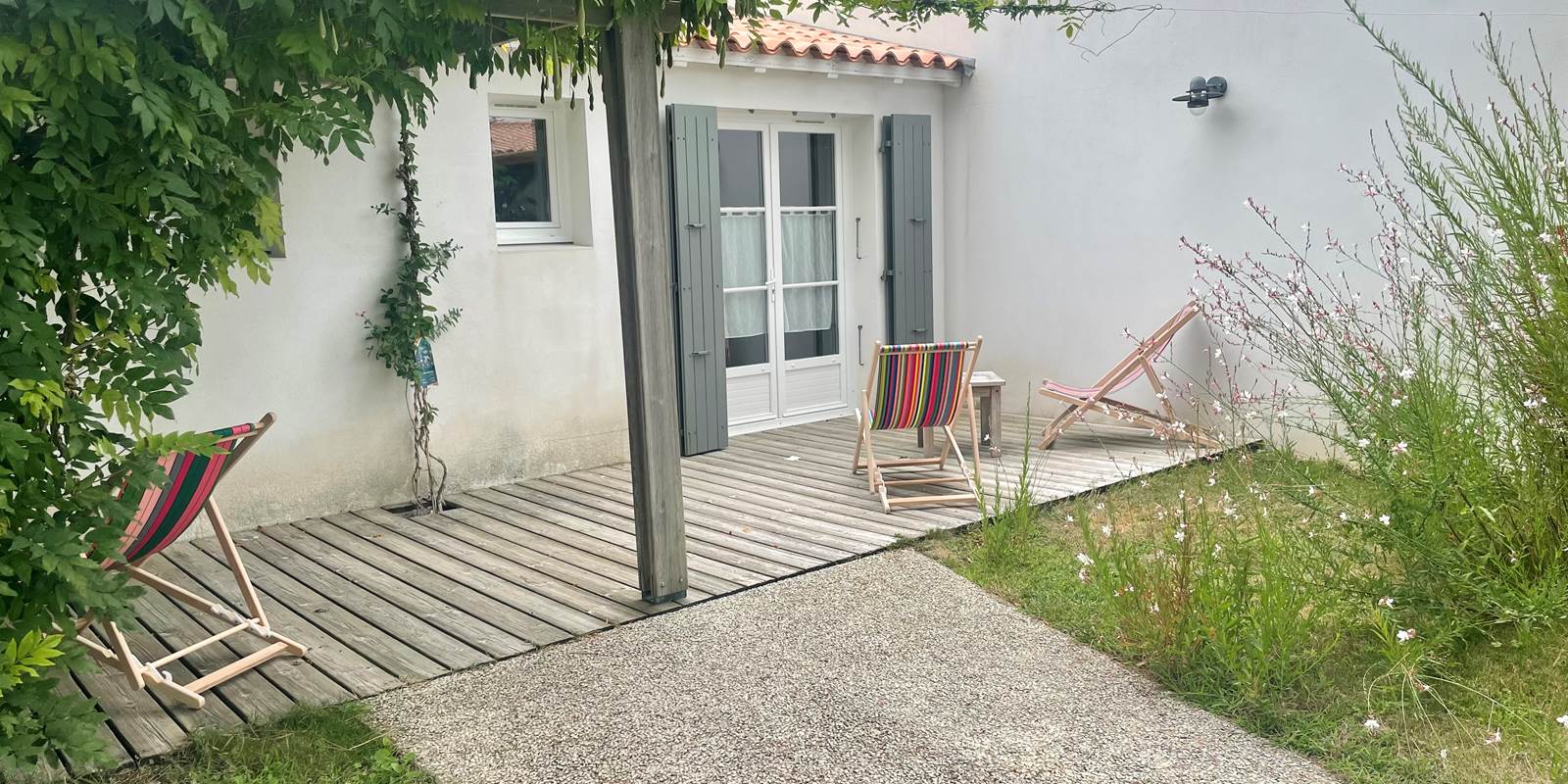 Terrasse côté jardin