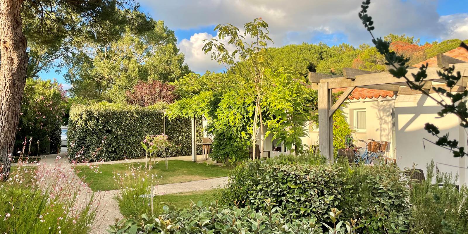 Jardin Soleil couchant