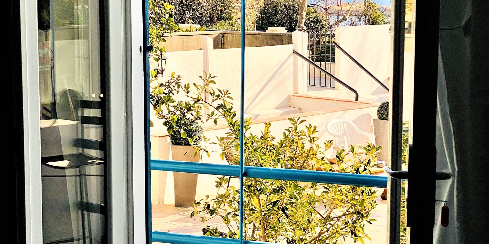 Jardin / terrasse vue îles du Frioul