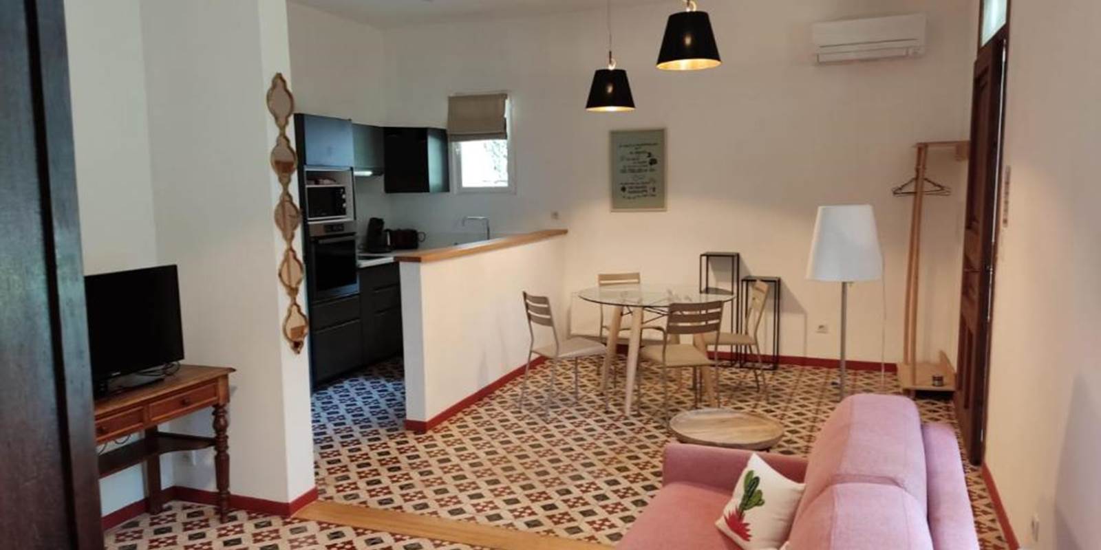 Gîte "La Nexe" Domaine de Valmont 34, coin salon