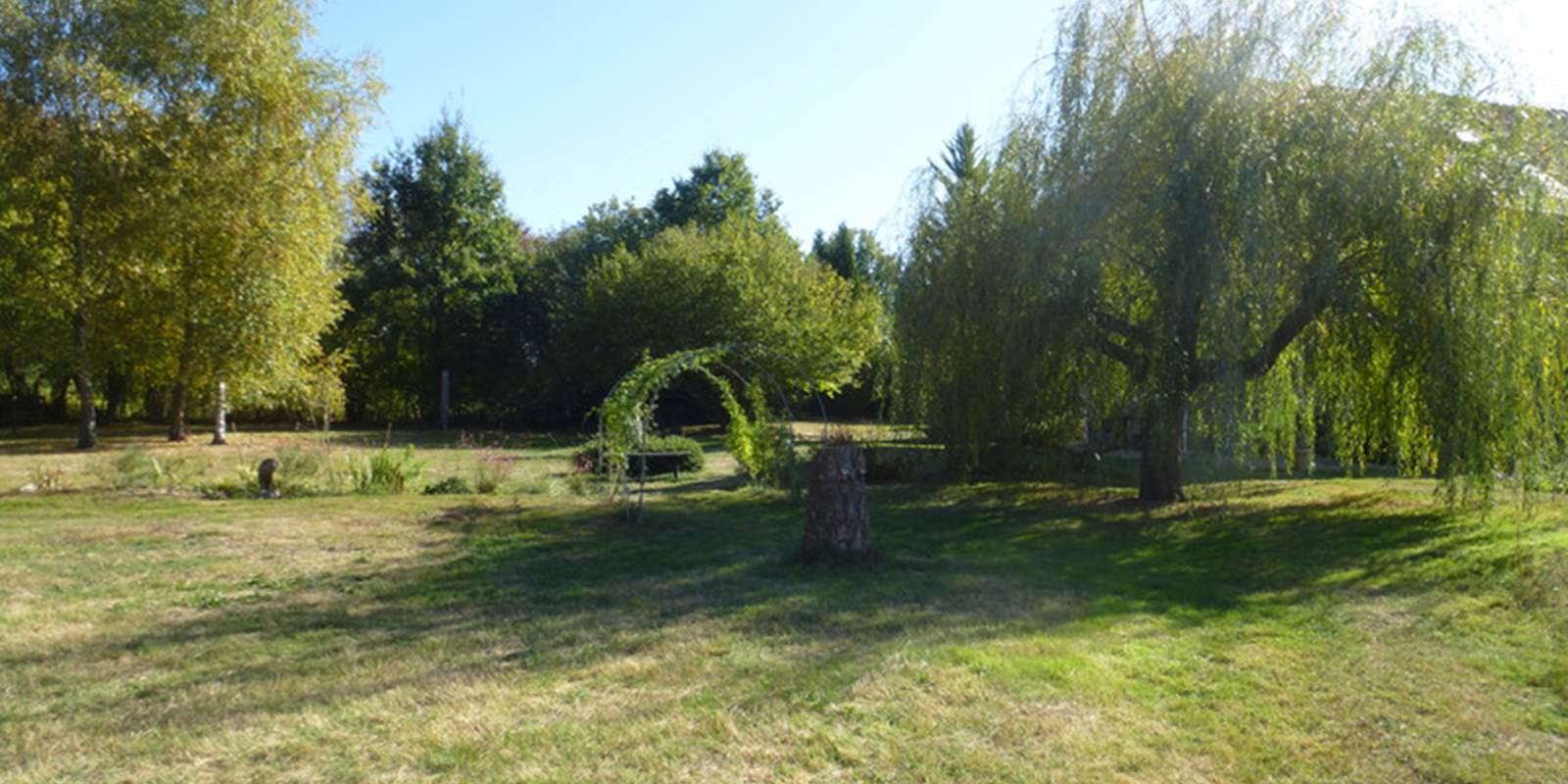 Extensive gardens