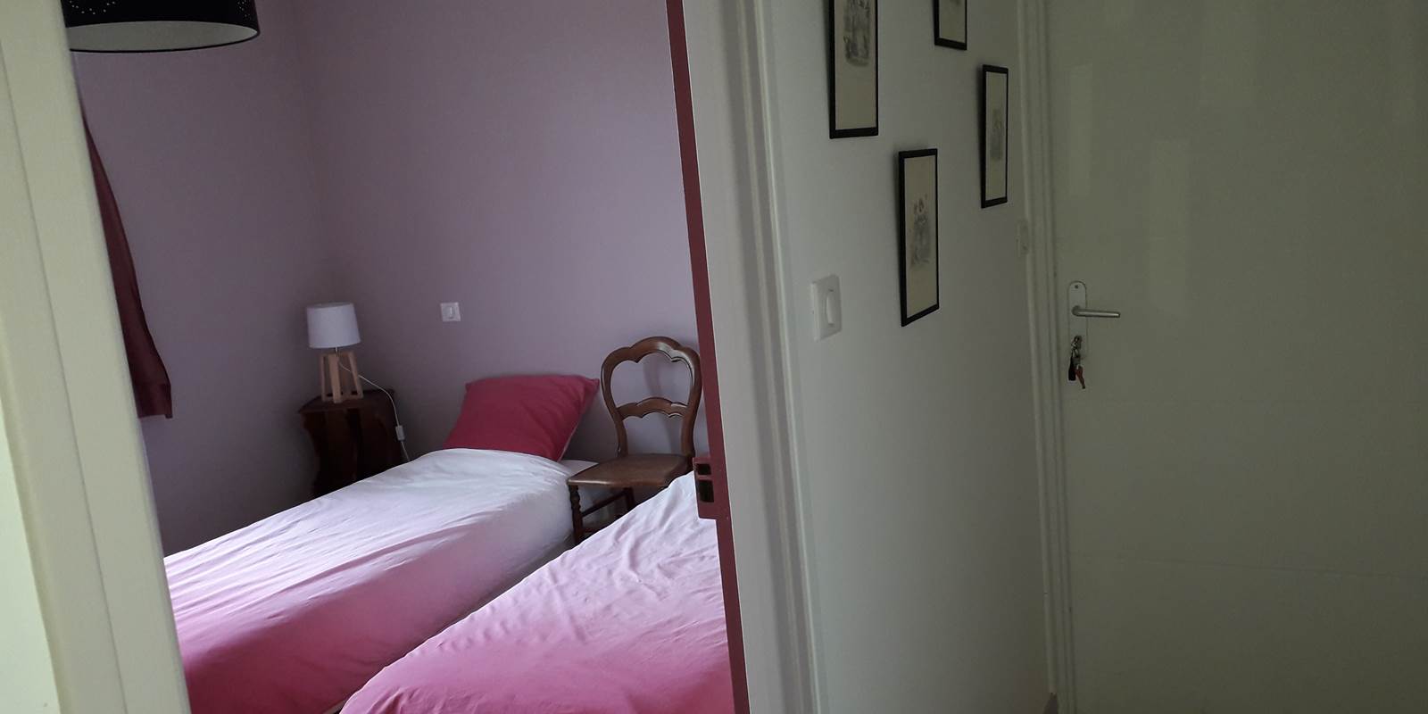 Chambre d'hôtes aux oiseaux version 2 lits