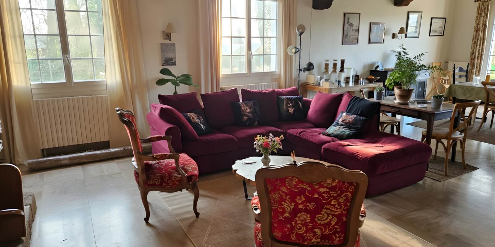 Salon-éclairé_bed-and-breakfast-saultchevreuil-villedieu