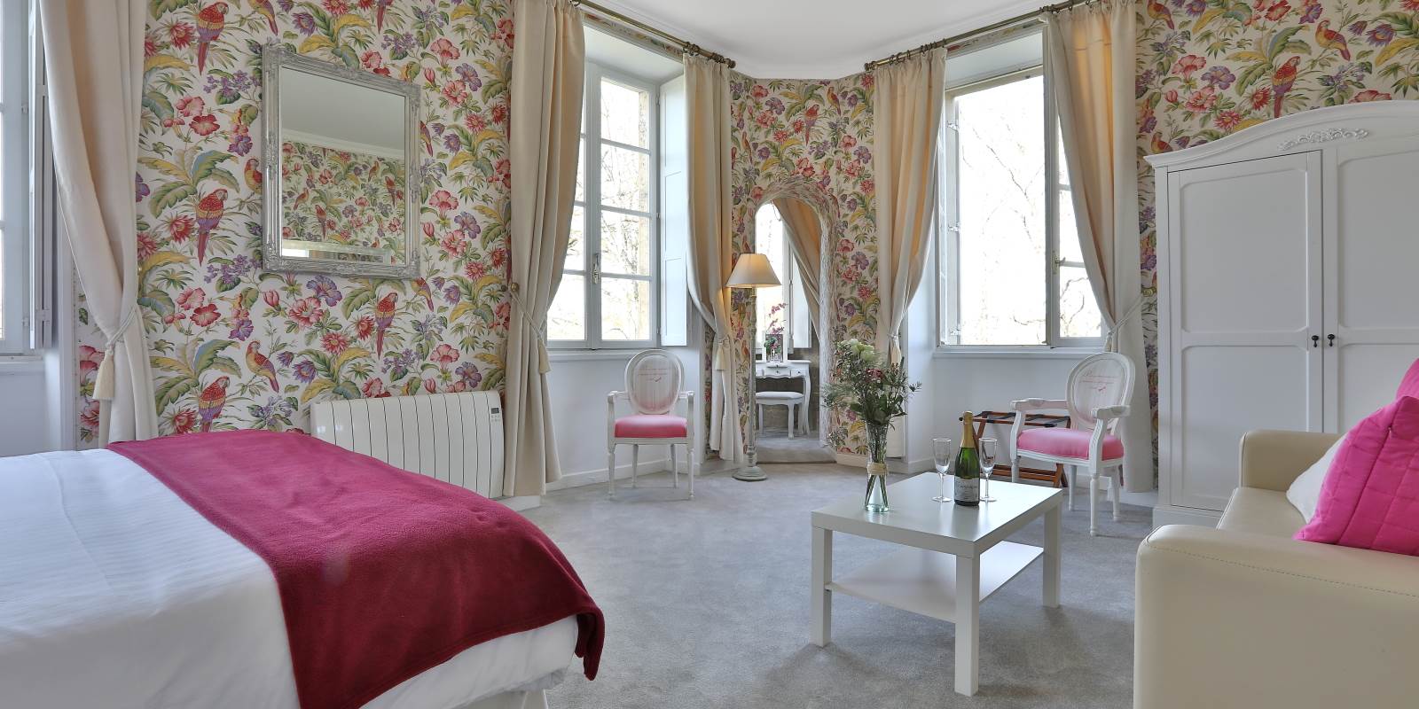 Chambre Perroquets 6 avec canapé-lit 2 à 4 couchages