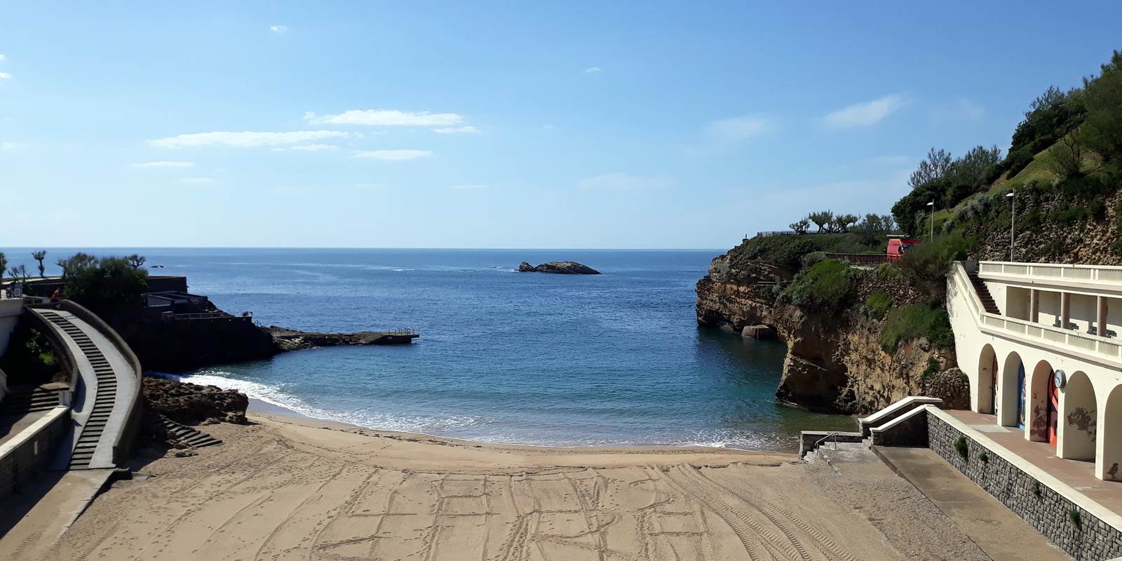 Biarritz la Plage du Port Vieux