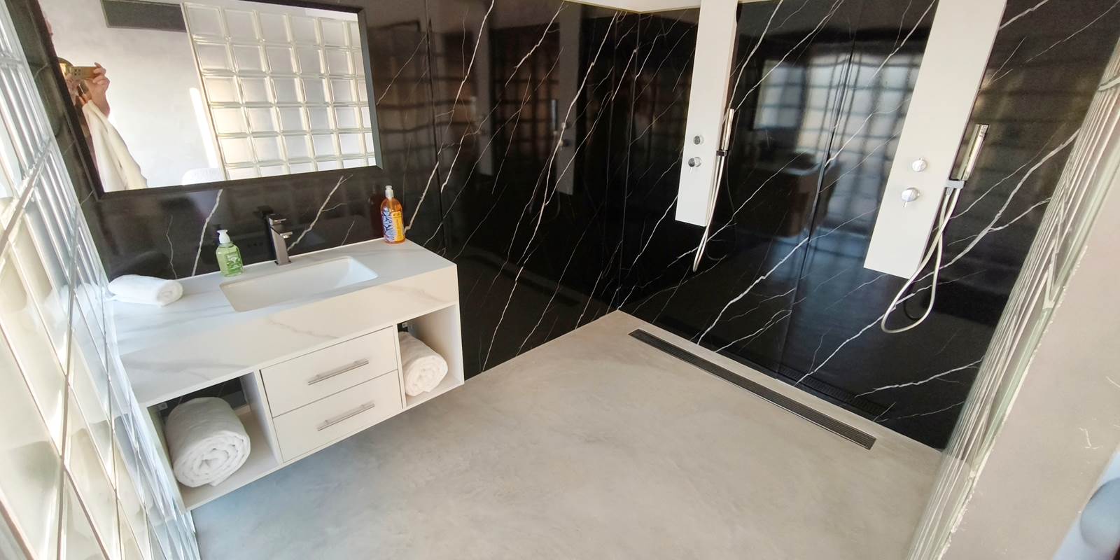 Double douche Master Suite "Contempory" moderne luxe