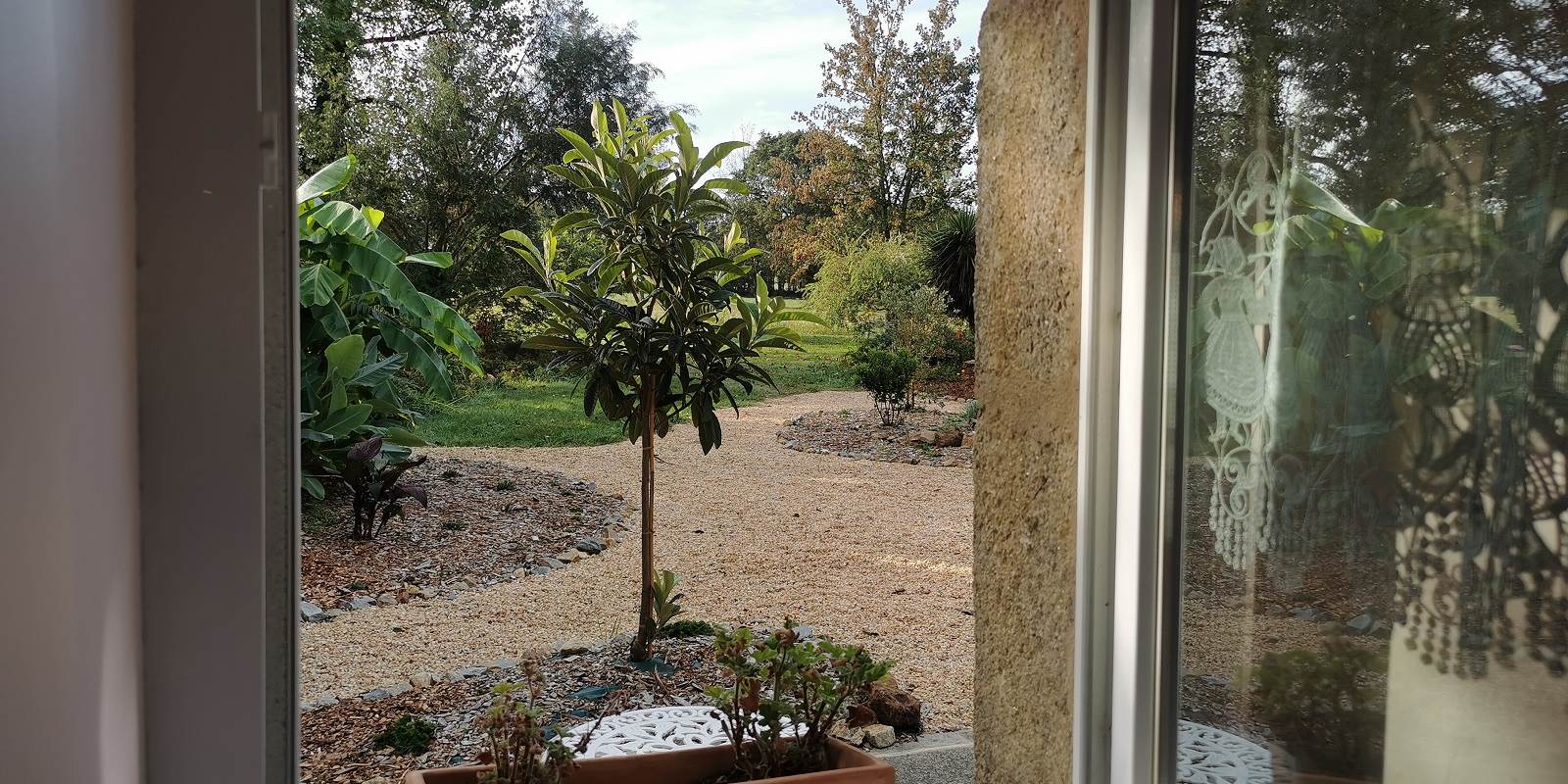 vue chambre d'hôtes la blanche hermine maison d'hôtes bien être spa morbihan bretagne séjour détente repos ressourcement anti stress burn out cure ayurvédique retraite relaxation méditation