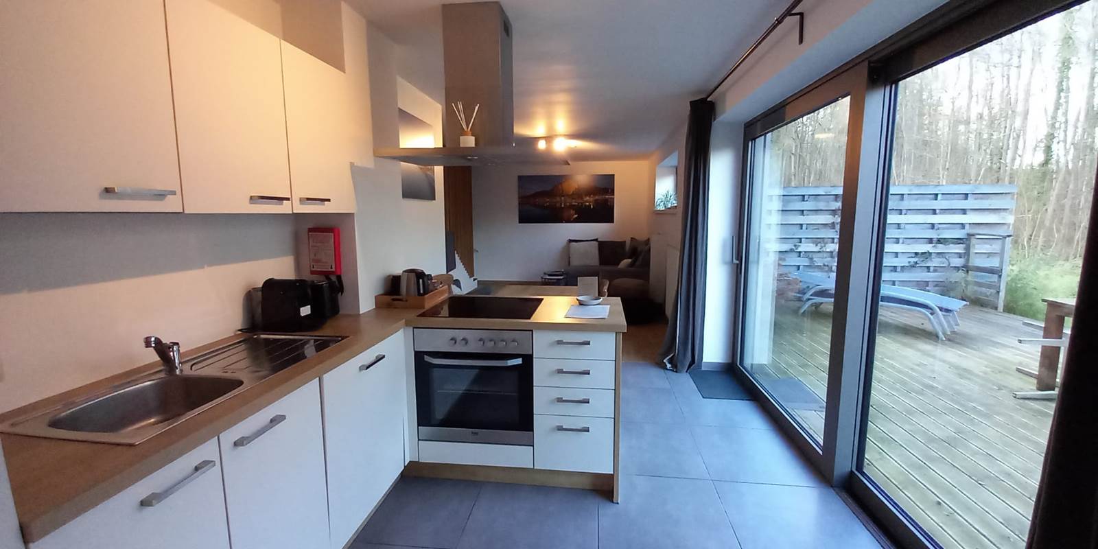 Cuisine. Le refuge des saules