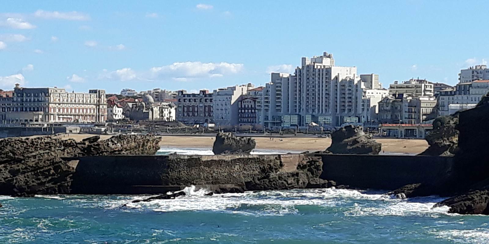 Biarritz - La Grande Plage - Le Phare - L'Hôtel du Palais