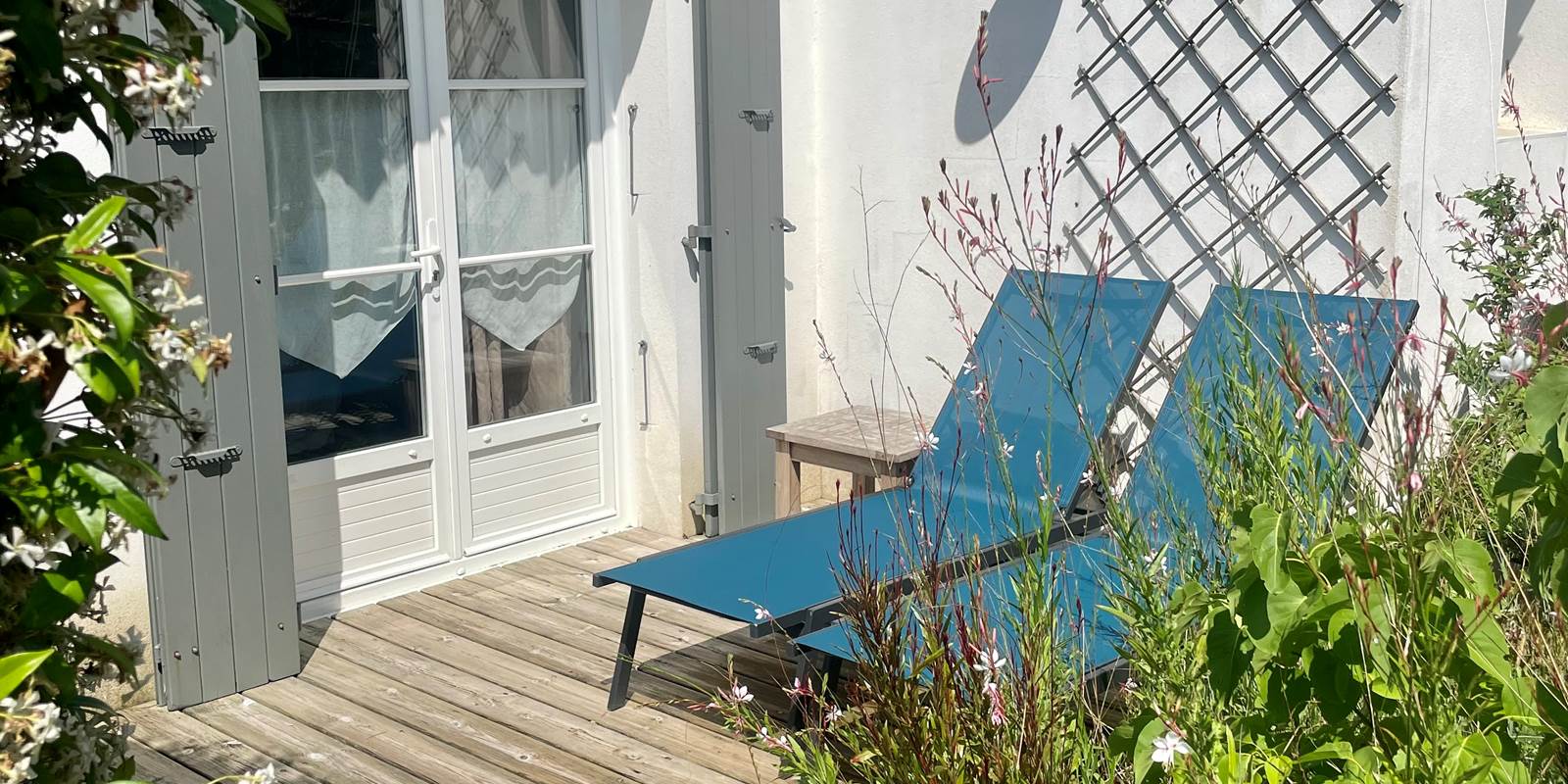 Terrasse côté soleil levant