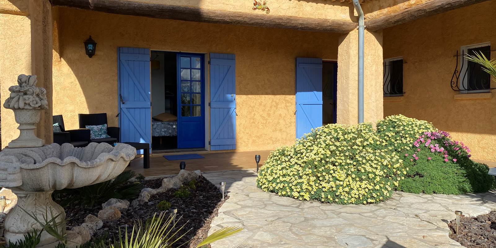 Terrasse privative chambre Josephine