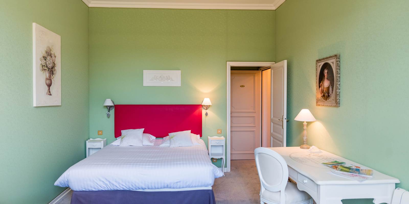 Chambre Verte Château double ou quadruple