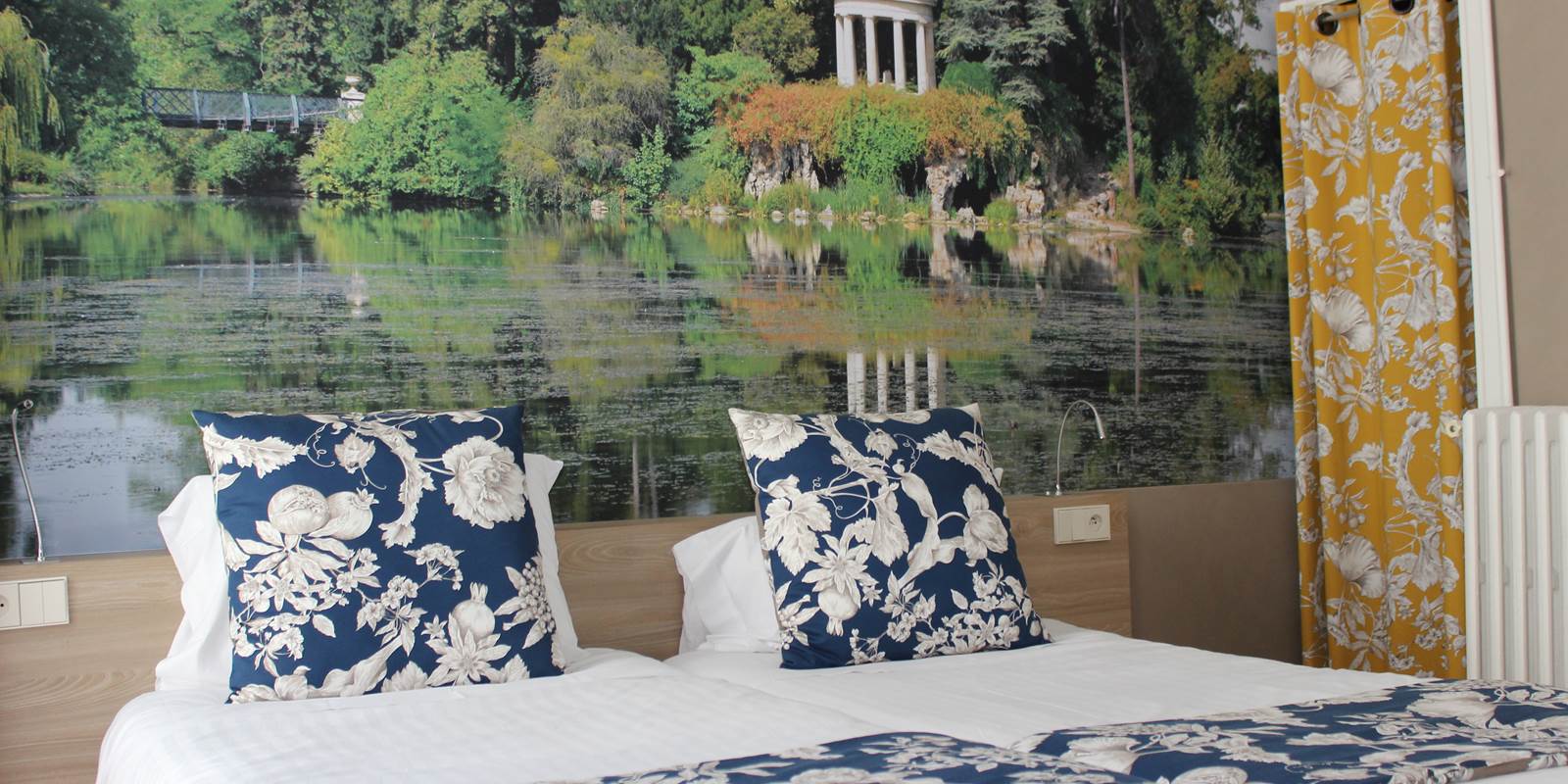 chambre 2 lits hôtel jean bart