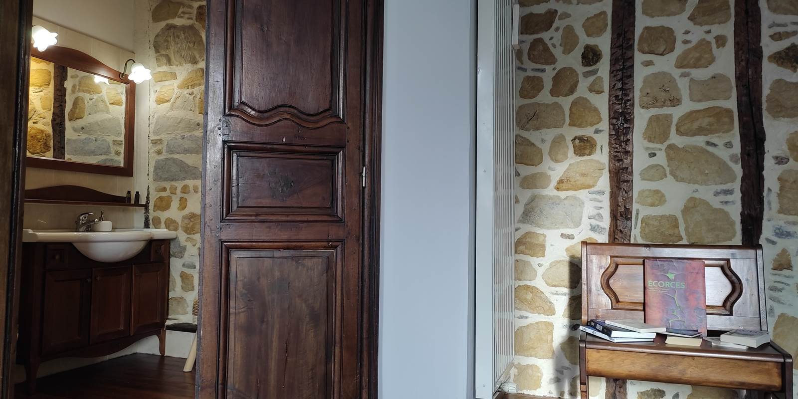 Chambre Barétous - Salle d'eau au confort moderne et au charme unique